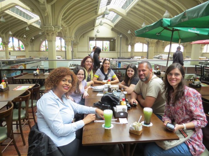 Encontro de blogueiros brasileiros no Mercadão!