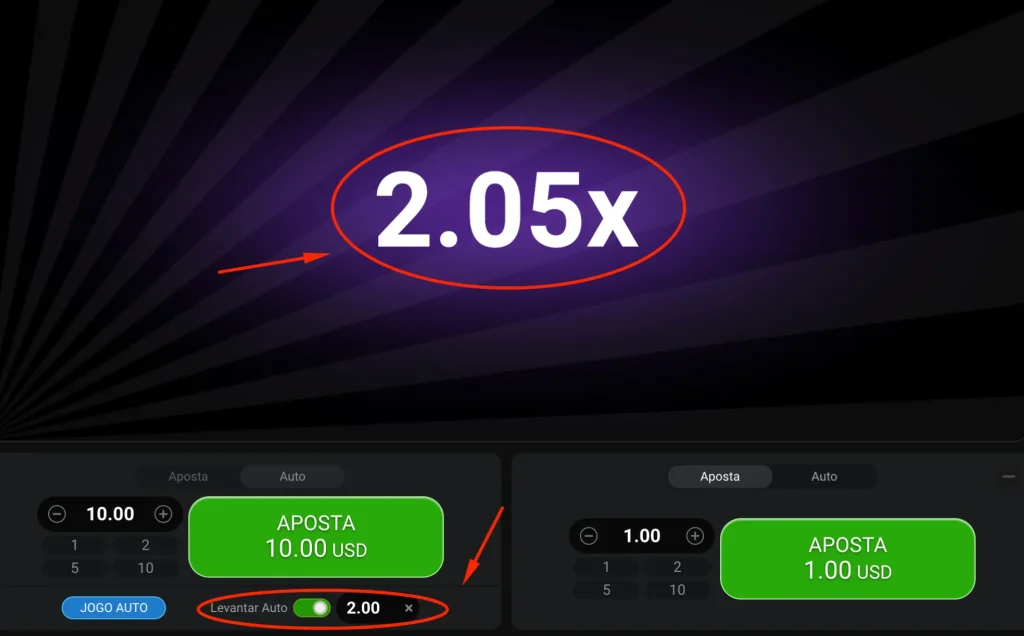 O jogador pode definir retiradas automáticas do dinheiro.