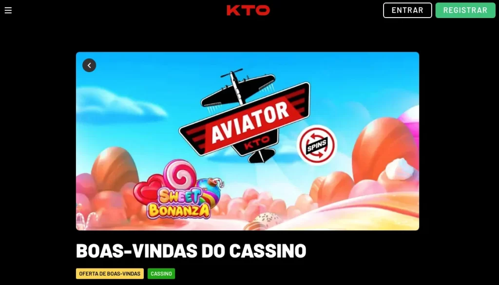 KTO Boas-vindas do cassino