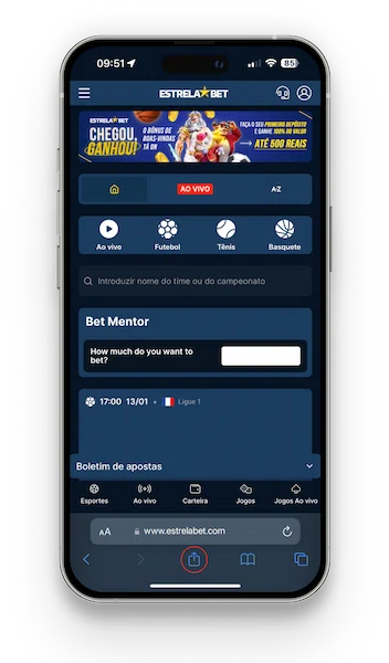 Estrela Bet site mobile
