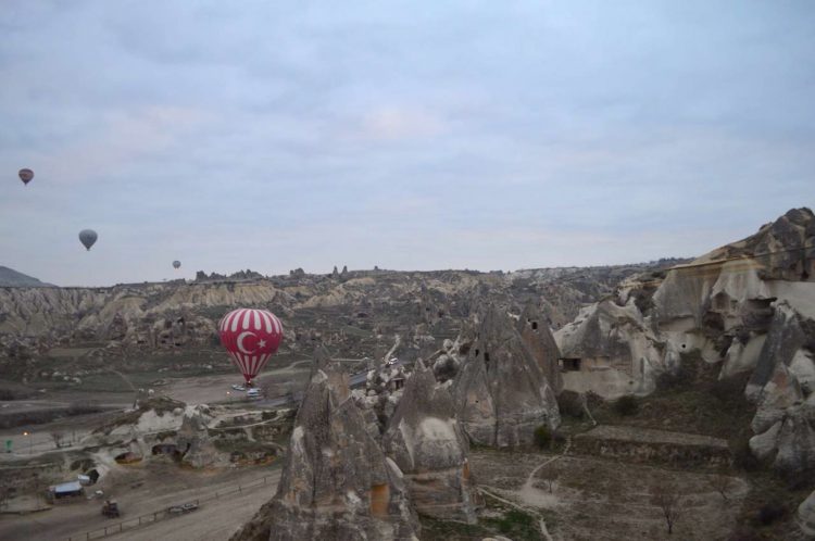 passeio de balão capadocia turquia