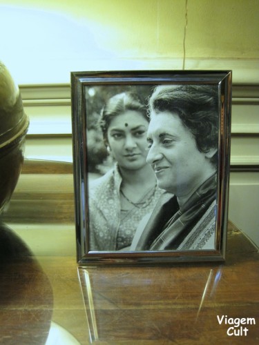 Indira Gandhi passou por lá